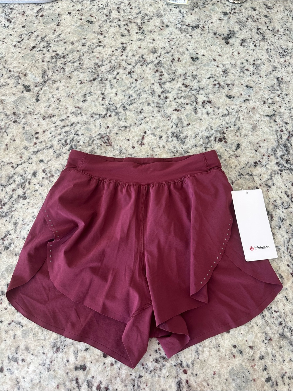 lululemon athletica Layered Athletic Skort in Burgundy